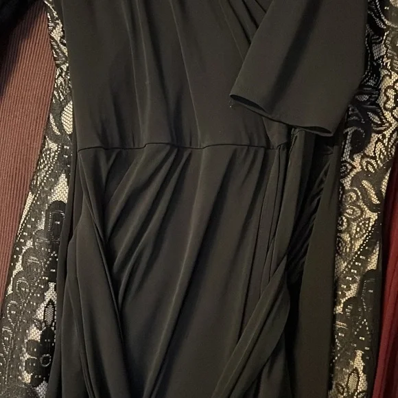 Cute tie around black dress🌸🌸🌸Todays Hot Price🌸🌸🌸😆 - Picture 3 of 5